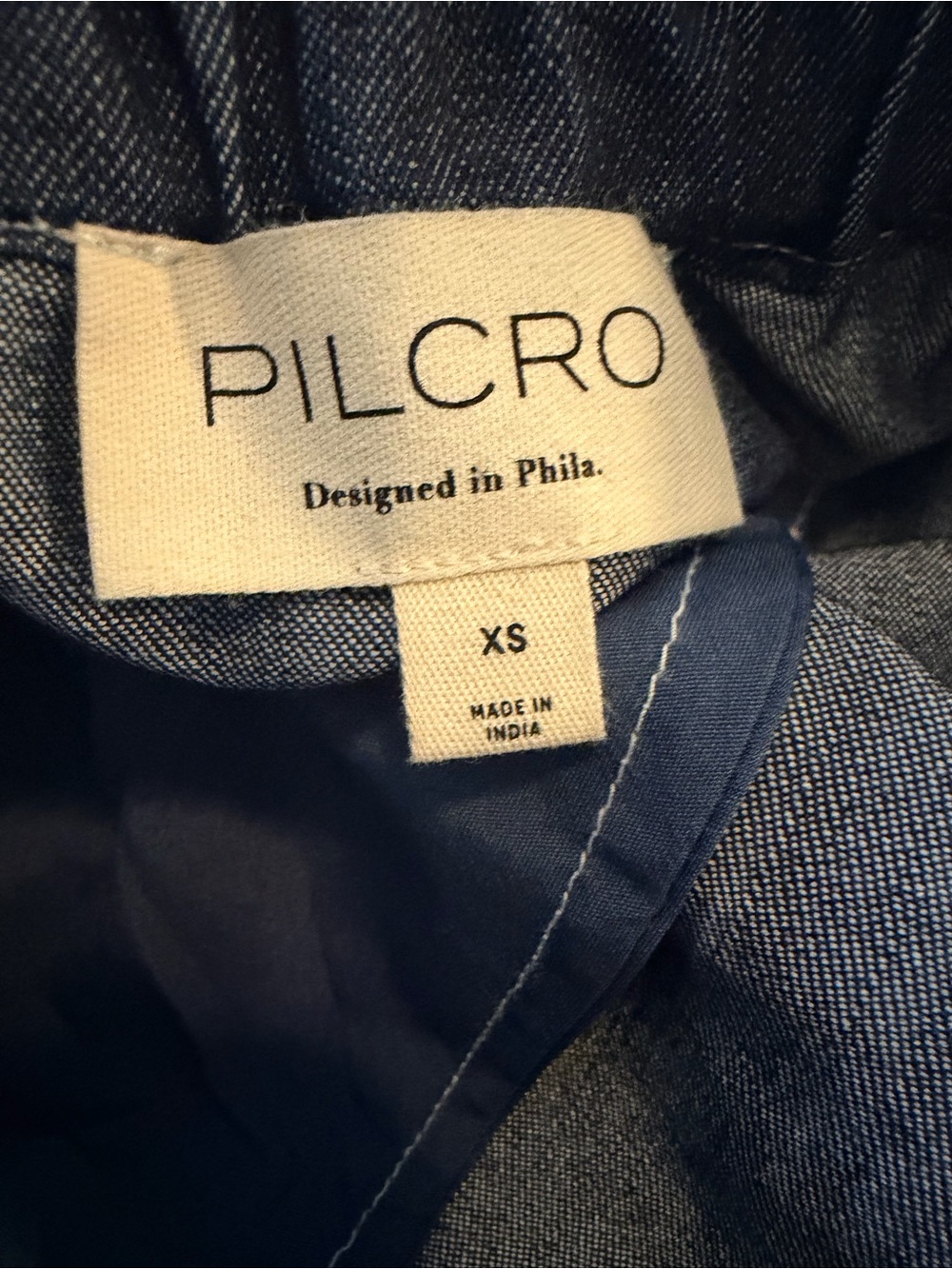Pilcro Blue Denim A-Line Skirt - Picture 3 of 5